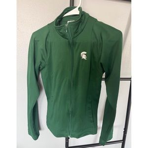 Michigan State University Long Sleeve Zip Up Nike